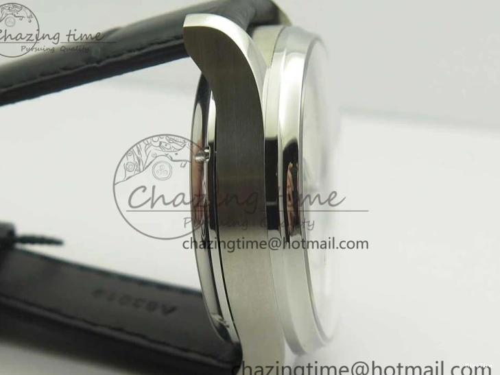 MIROTIME 1218 Efficient Portuguese Tourbillon IW5463 SS ZF Best Edition White Dial on Black Leather Strap 7170